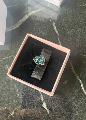 Pandora Yeşil Devetabanı Yaprakları Charm - Görsel 6