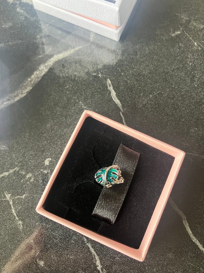 Pandora Yeşil Devetabanı Yaprakları Charm - Görsel 4