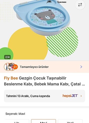 Bebek beslenme kabı