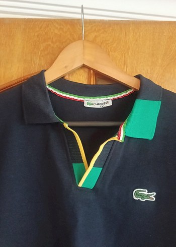 Lacoste Erkek Lacivert Düğmeli Sweatshirt - Görsel 3