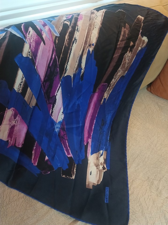 Armine marka ipek eşarp - Görsel 5