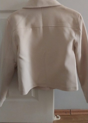 Bej Mini Kadın Blazer Ceket - Görsel 2