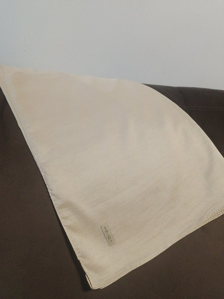 Bej rengi He qa marka parlak Kadın Şal - Görsel 4