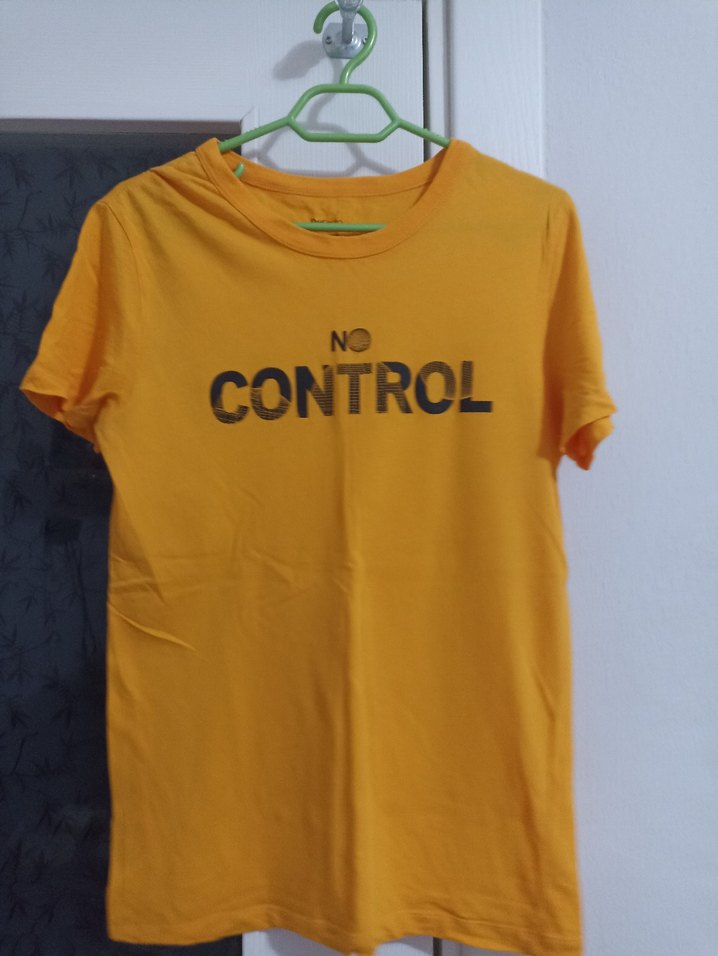 Sarı Baskılı DeFacto erkek Tişörtü - Görsel 3