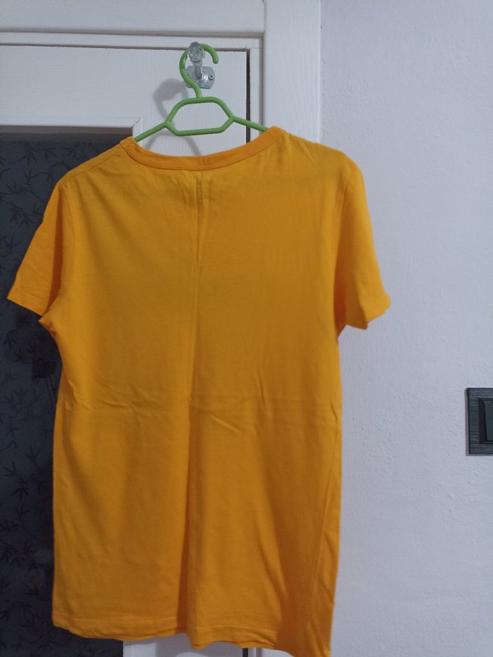 Sarı Baskılı DeFacto erkek Tişörtü - Görsel 2