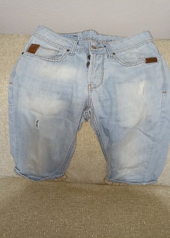 Erkek Mavi Baskılı Denim Pantolon - Görsel 3