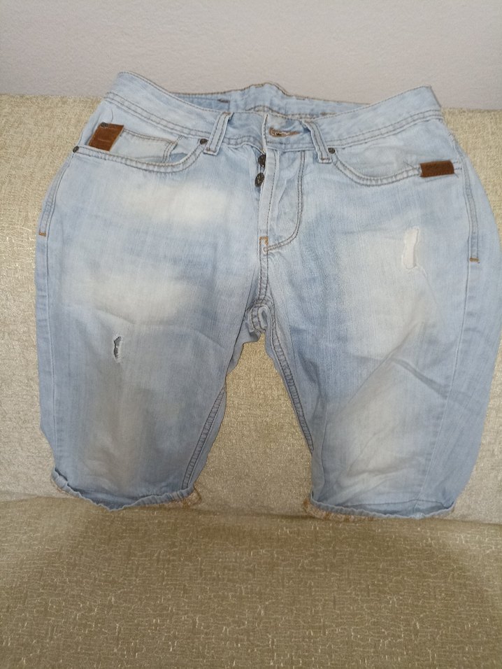 Erkek Mavi Baskılı Denim Pantolon - Görsel 3