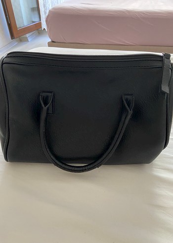 Siyah Deri Kemerli  Kadın Çanta - Görsel 2