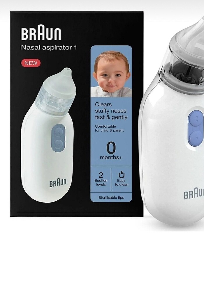 Yeni gibi Braun bna 100 Burun aspiratörü - Görsel 5