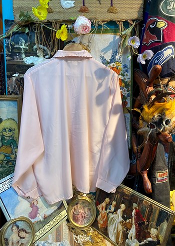 Vintage desenli gömlek - Görsel 8