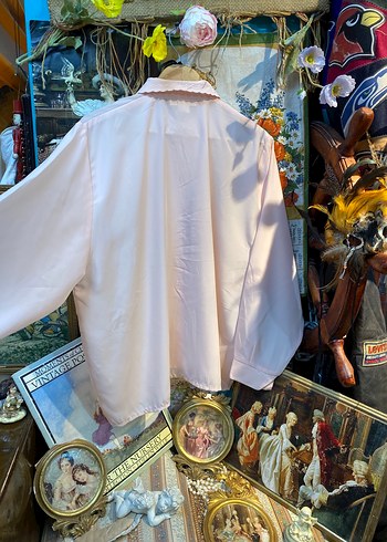 Vintage desenli gömlek - Görsel 10