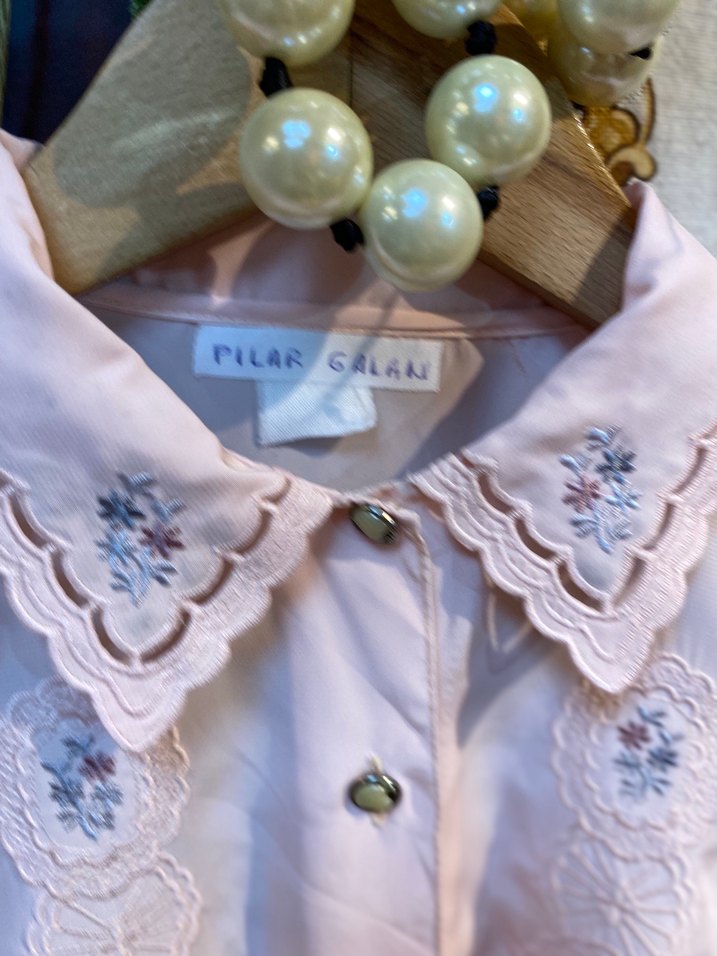 Vintage desenli gömlek - Görsel 4