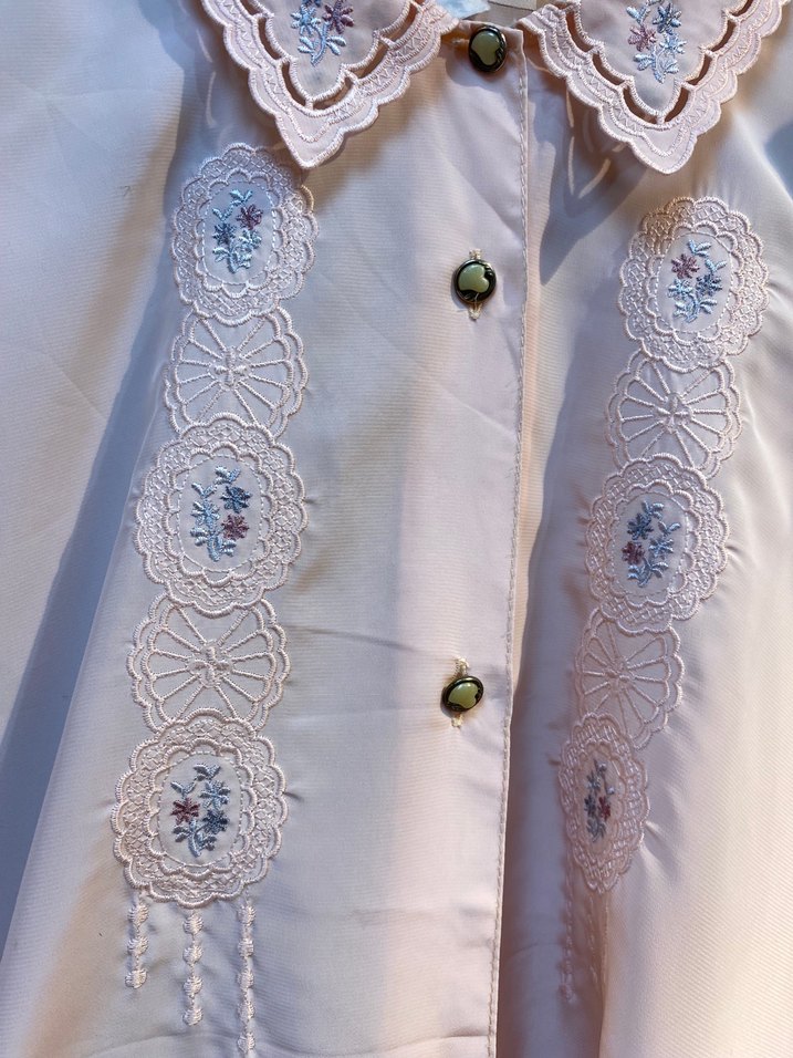 Vintage desenli gömlek - Görsel 5