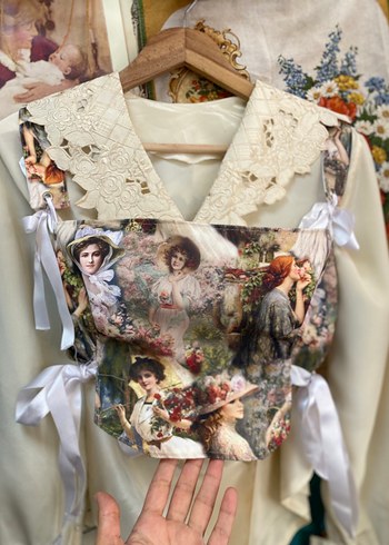 Vintage Tasarım Korse Büstiyer - Görsel 6