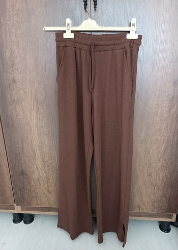 Kahverengi Kadın Salaş Uzun Takım - Görsel 2