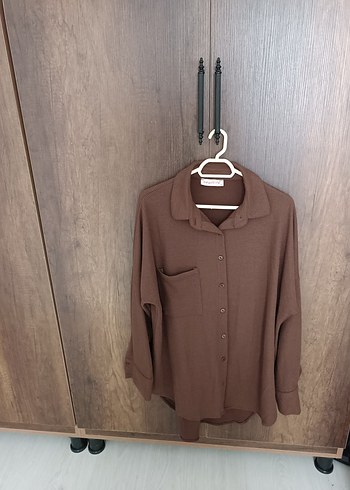 Kahverengi Kadın Salaş Uzun Takım - Görsel 3