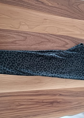 Gri Desenli Kadın Spor Tayt - Görsel 3