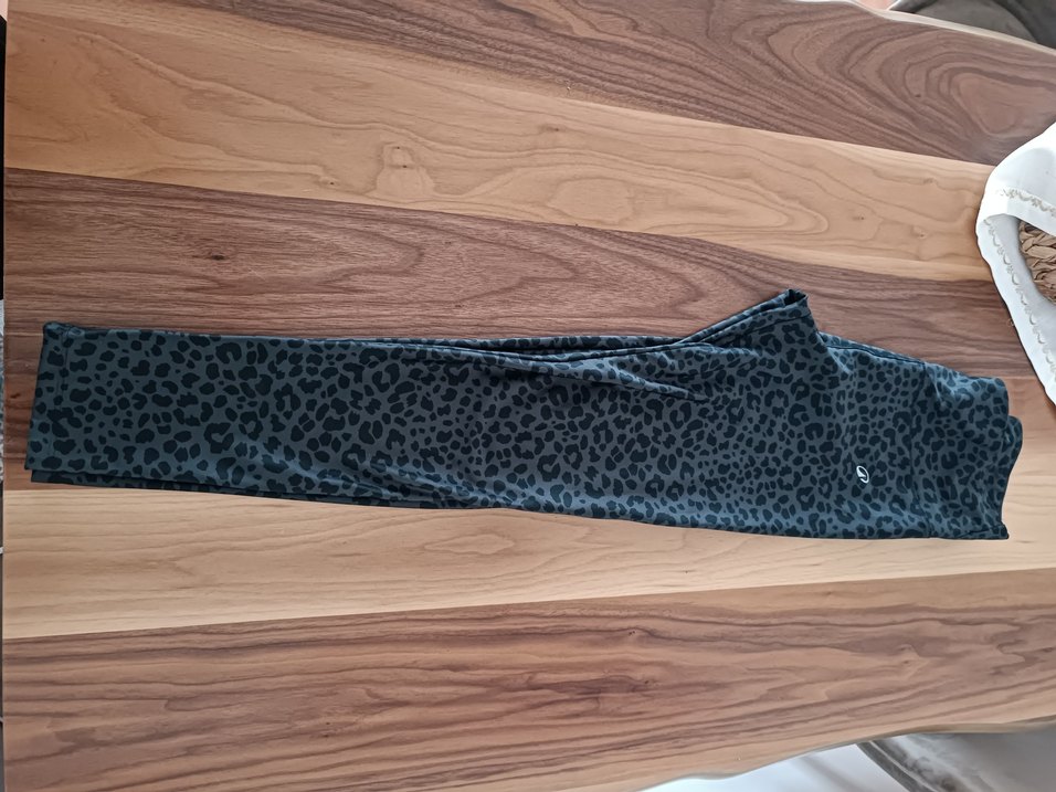 Gri Desenli Kadın Spor Tayt - Görsel 3