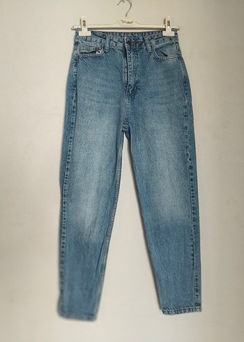 Kadın Mavi Normal Paça Denim Pantolon