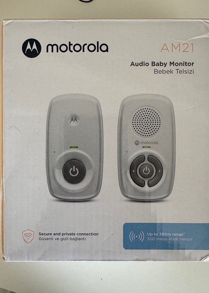 Motorola orjinal kutusunda bebek telsizi - Görsel 2
