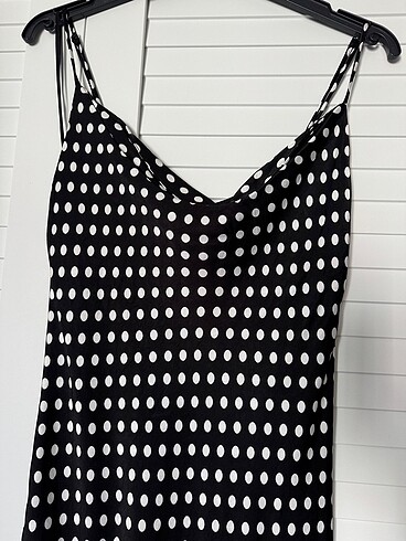 Zara saten elbise