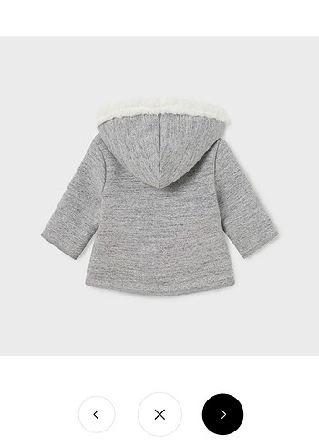 Mayoral Gri Erkek Çocuk Kürklü Mont - Görsel 3