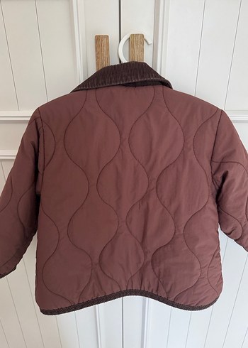 Erkek Çocuk Kahverengi Düğmeli Kaban - Görsel 3