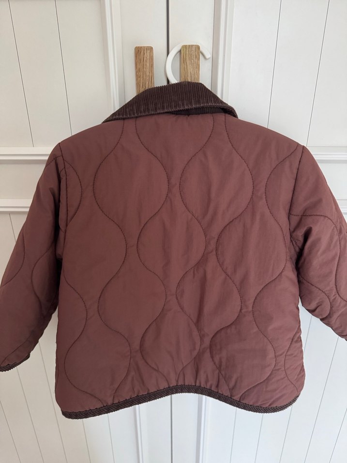 Erkek Çocuk Kahverengi Düğmeli Kaban - Görsel 3