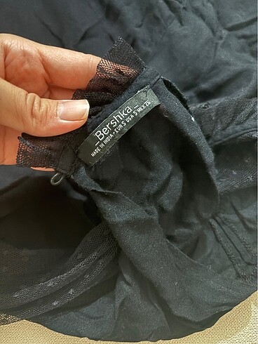 Tüllü bluz - Görsel 2