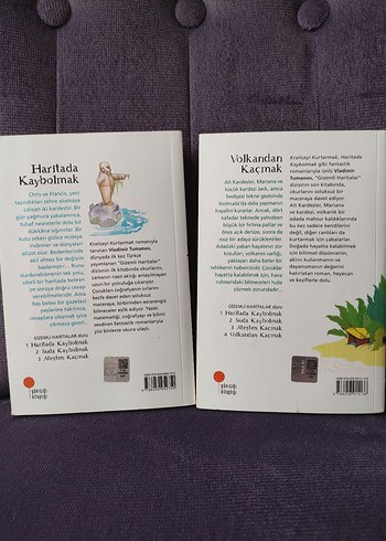 Volkandan Kaçmak ve Haritada Kaybolmak Kitapları