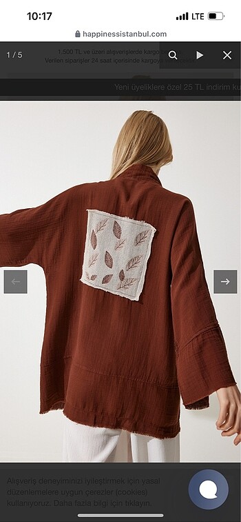 Kahverengi kimono