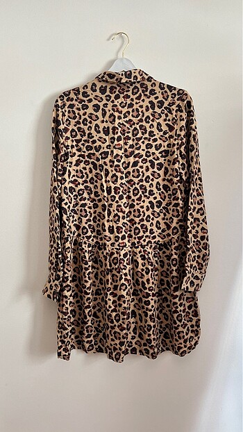 s Beden Leopar elbise