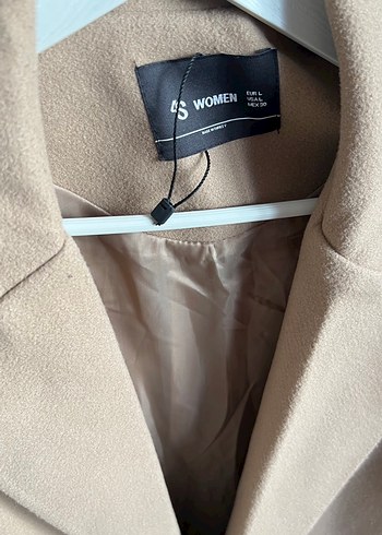 l Beden kahverengi Renk Düğmeli camel Kadın Blazer