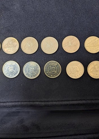 TOPLAM 49 ADET KUVEYT FARKLI TARİHLERE AİT FILS MADENİ PARA LOT - Görsel 5