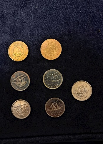 TOPLAM 49 ADET KUVEYT FARKLI TARİHLERE AİT FILS MADENİ PARA LOT - Görsel 3