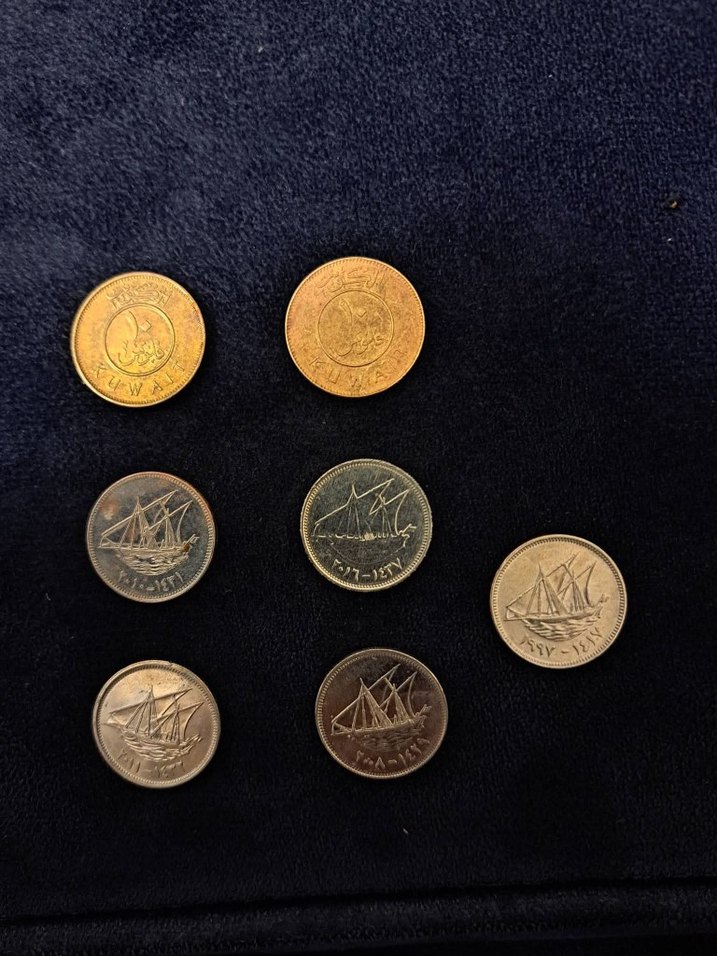 TOPLAM 49 ADET KUVEYT FARKLI TARİHLERE AİT FILS MADENİ PARA LOT - Görsel 3
