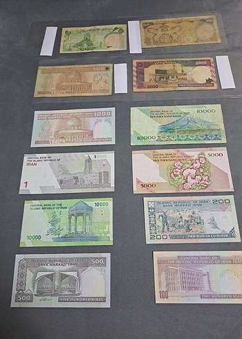 12 ADET İRAN 2 ADET ŞAH RIZA TOPLU ŞATIŞ KOLLEKSİYONLUK kaçmaz - Görsel 2