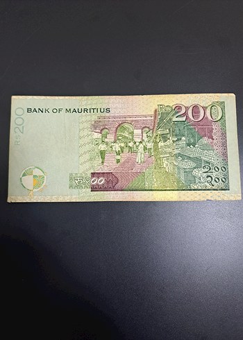 Mauritius 200 Rupee Kağıt Para koleksiyonluk - Görsel 2