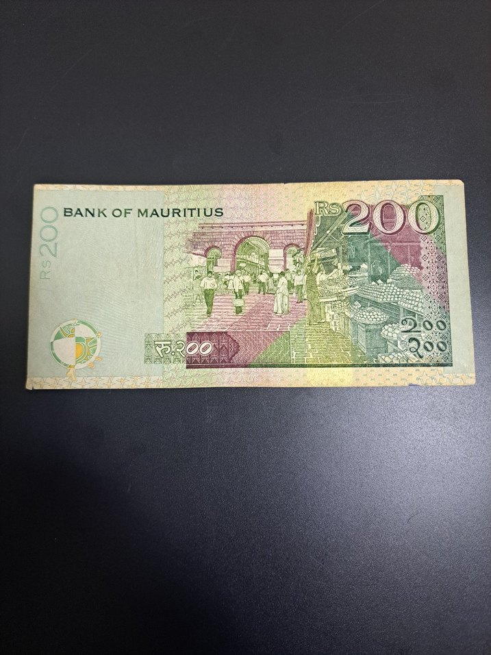 Mauritius 200 Rupee Kağıt Para koleksiyonluk - Görsel 2