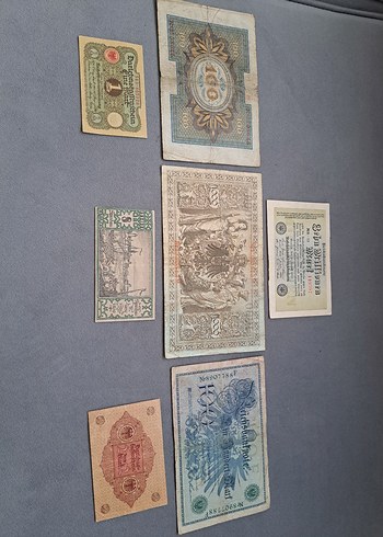 Eski Almanya Büyük ve küçük banknotları kaçmaz fiyata 7 ADET - Görsel 6