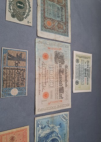 Eski Almanya Büyük ve küçük banknotları kaçmaz fiyata 7 ADET - Görsel 9