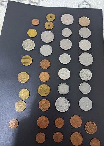 Toplam 38 parça 8 i Jeton diğerleri Farklı Tarihli Madeni para - Görsel 3