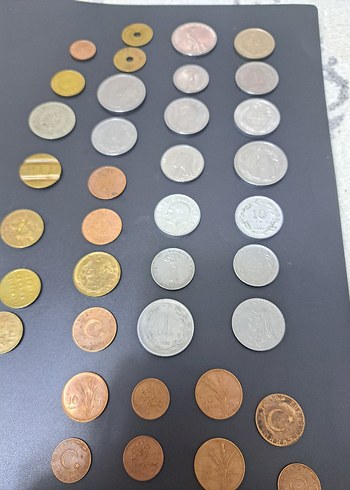 Toplam 38 parça 8 i Jeton diğerleri Farklı Tarihli Madeni para - Görsel 5