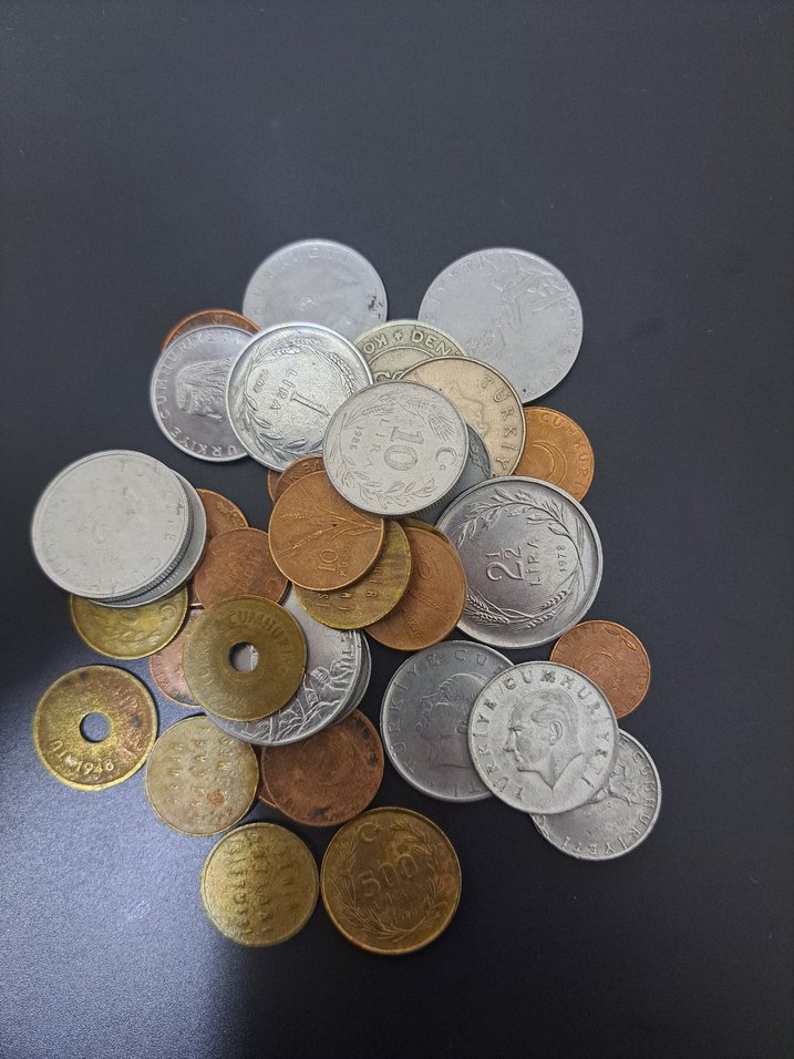 Toplam 38 parça 8 i Jeton diğerleri Farklı Tarihli Madeni para - Görsel 2