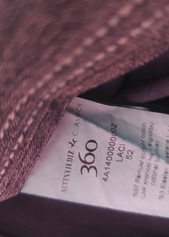 Altınyıldız Erkek Gri Kemerli Regular Fit Denim Pantolon