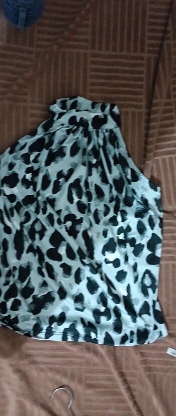 Diğer Gri leopar bluz bedeni L-xl