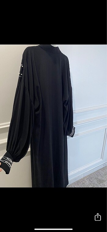 xl Beden siyah Renk Şık abaya