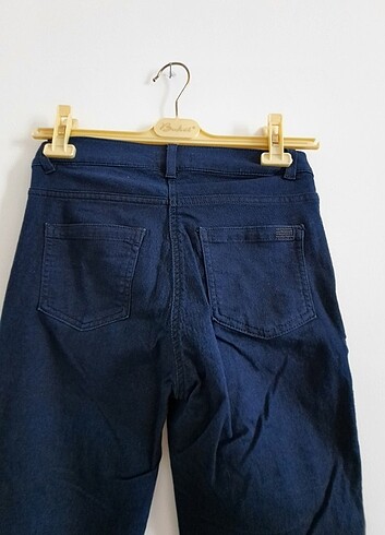 36 Beden lacivert Renk skinny fit keten pantolon 