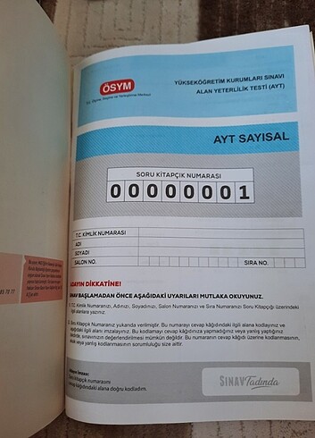  Beden sınav yayınları 5'li ayt sayısal deneme
