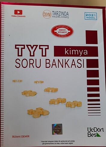 üç dört beş yayınları tyt kimya soru bankası
